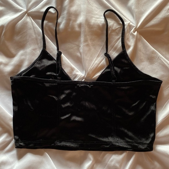 Satin Cropped Tank - Picture 2 of 2